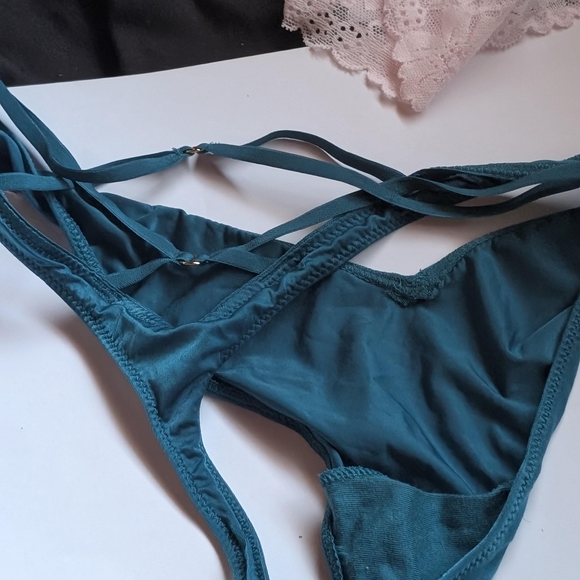 Victoria's Secret Other - Victoria's Secret Teal Strappy Panties